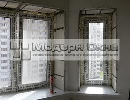 Остекление квартиры окнами  ПВХ